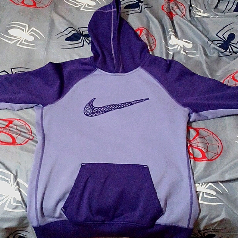 Boys Purple Nike Hoodie